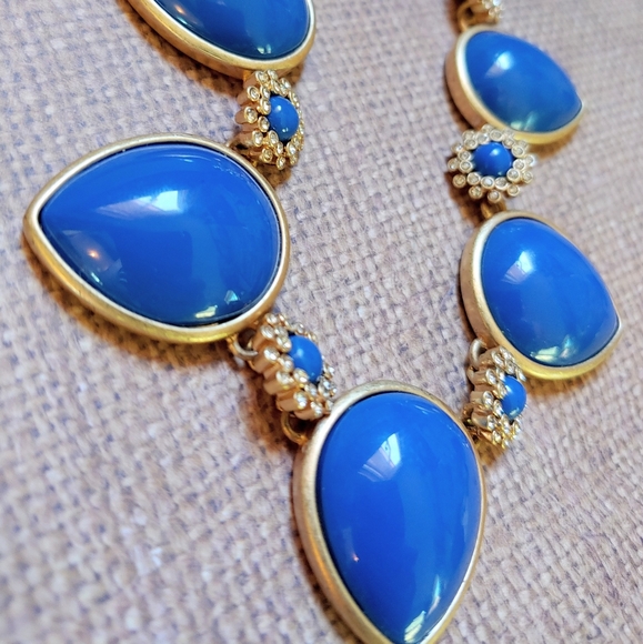 J. Crew blue statement necklace - Picture 7 of 7